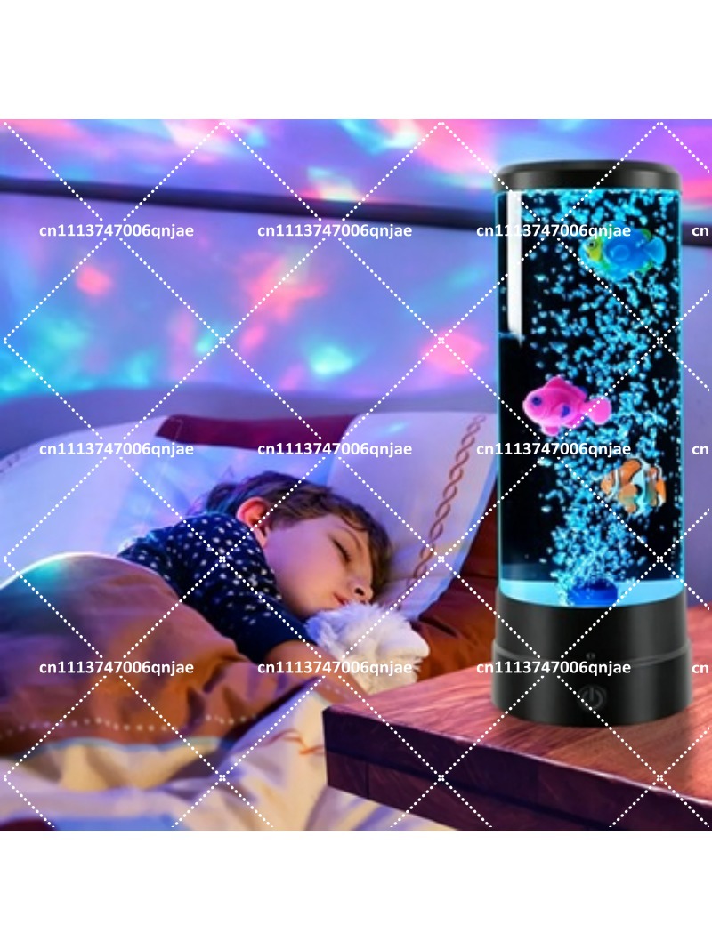 Aquarium Light - Acuario Electrónico LED de Simulación, Lámpara