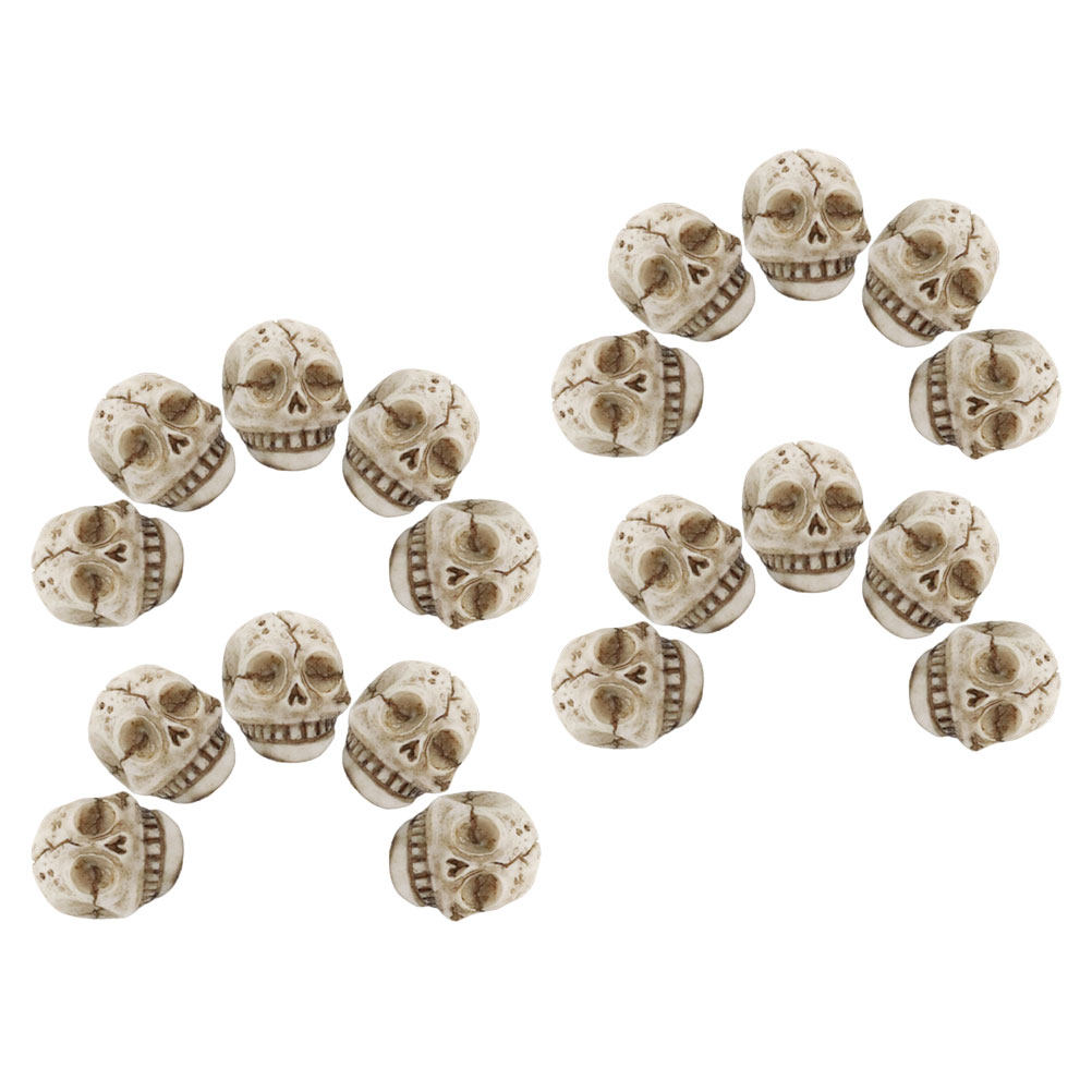 Aquarium Decor - 20 piezas de estatuillas de calavera
