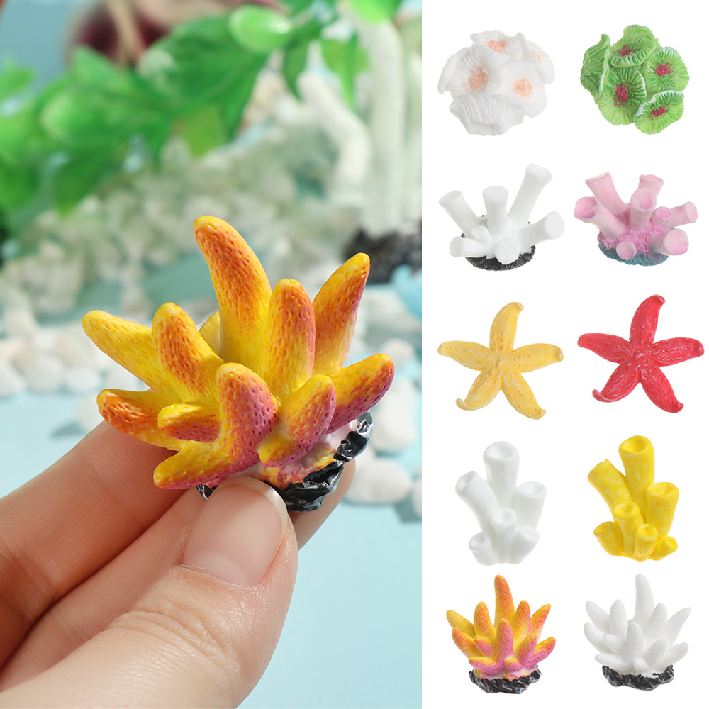 Adornos de pecera de Coral Art - Fish Tank Gravel reseña y precio