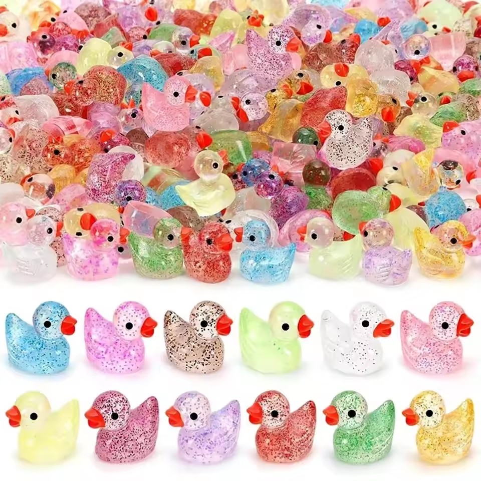~ Patito en miniatura de resin - Aquarium Decor reseña y precio